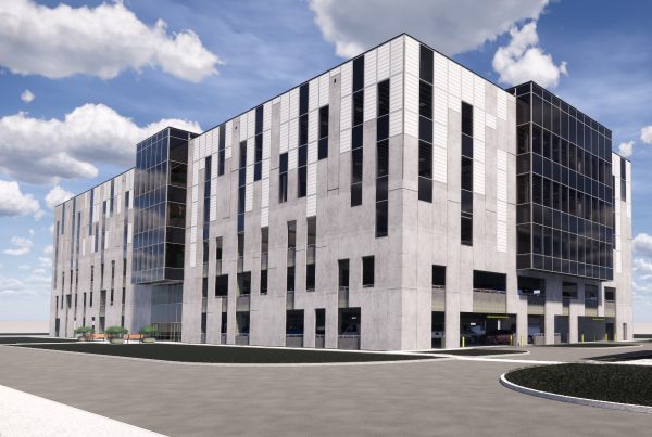 Parking Garage Architecture, Modern Office Building